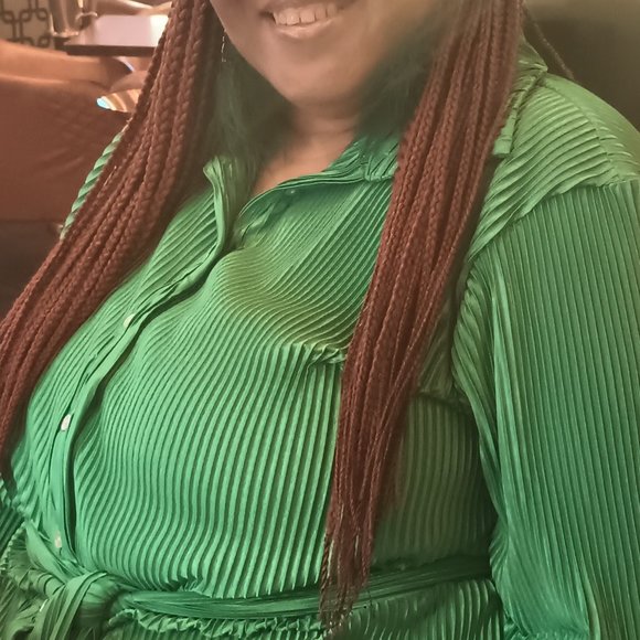 Green Jumpsuit - Picture 2 of 5